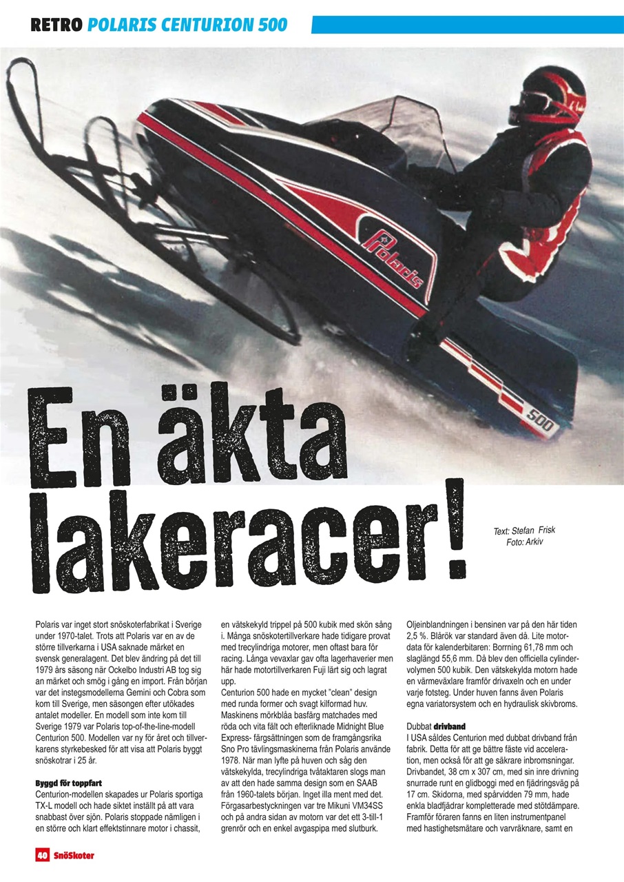 Tidningen Snöskoter Preview Pages