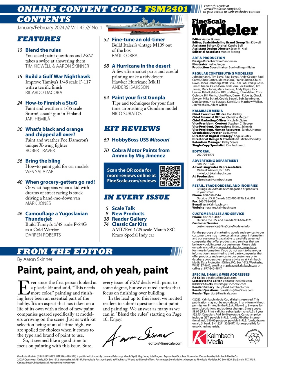 FineScale Modeler Preview Pages