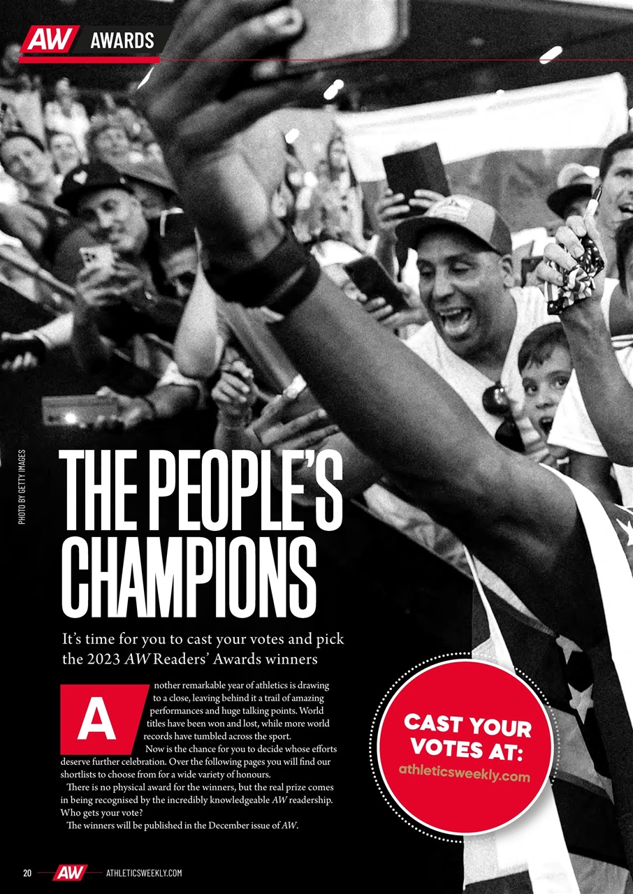 AW – Athletics Weekly Magazine Preview Pages