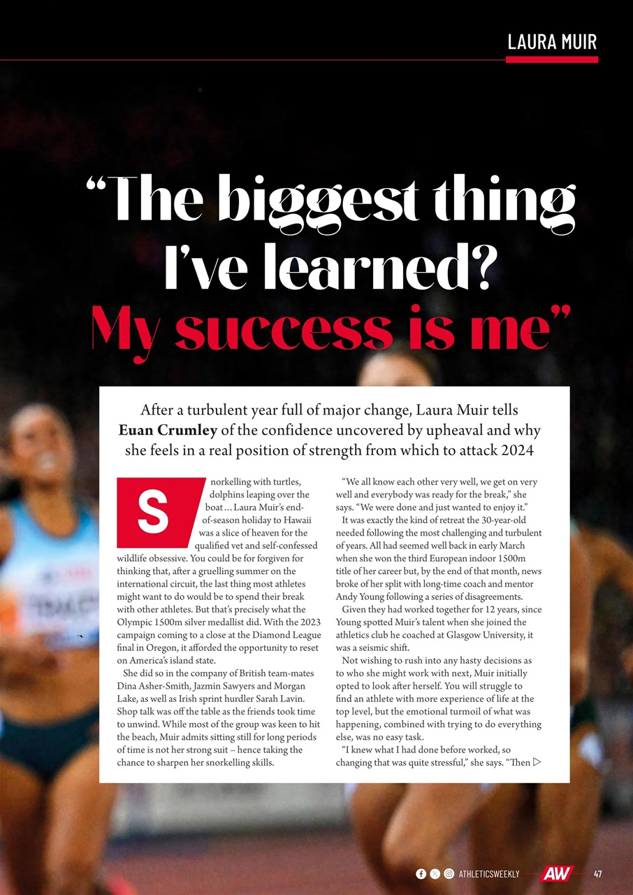 AW – Athletics Weekly Magazine Preview Pages