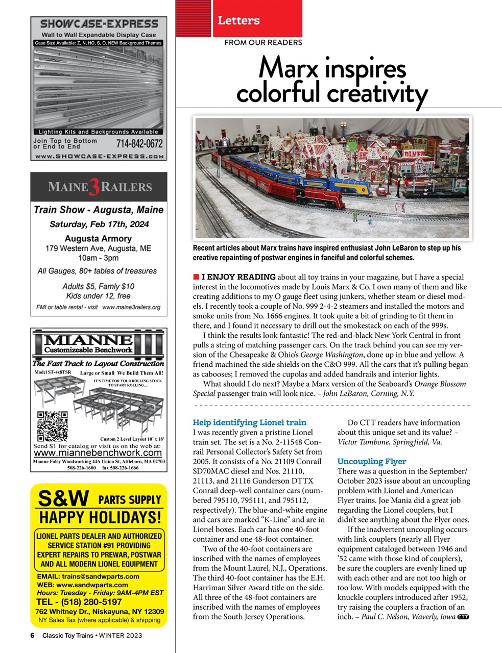 Classic Toy Trains Preview Pages