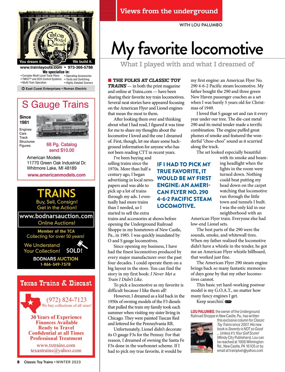 Classic Toy Trains Preview Pages