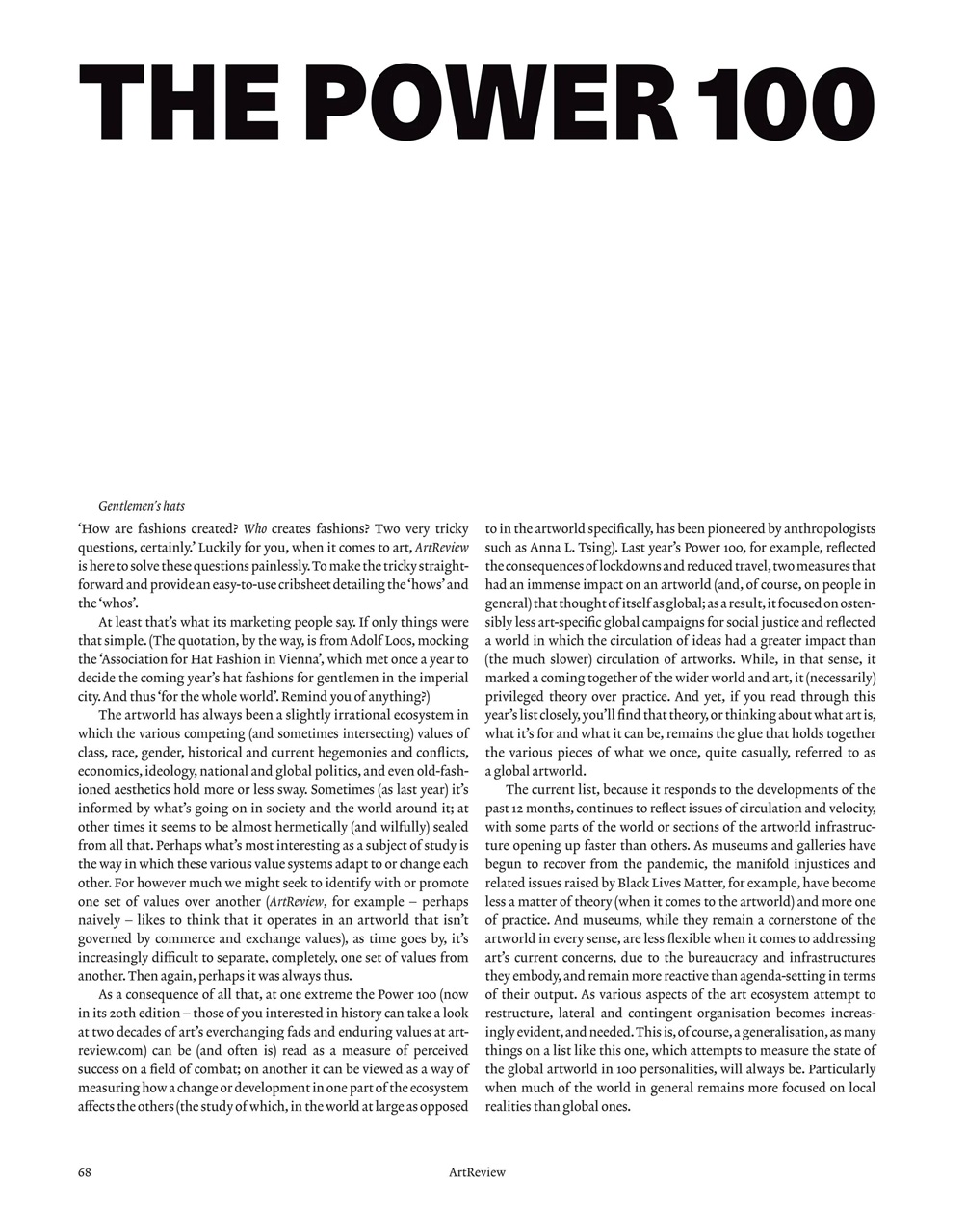 ArtReview Preview Pages