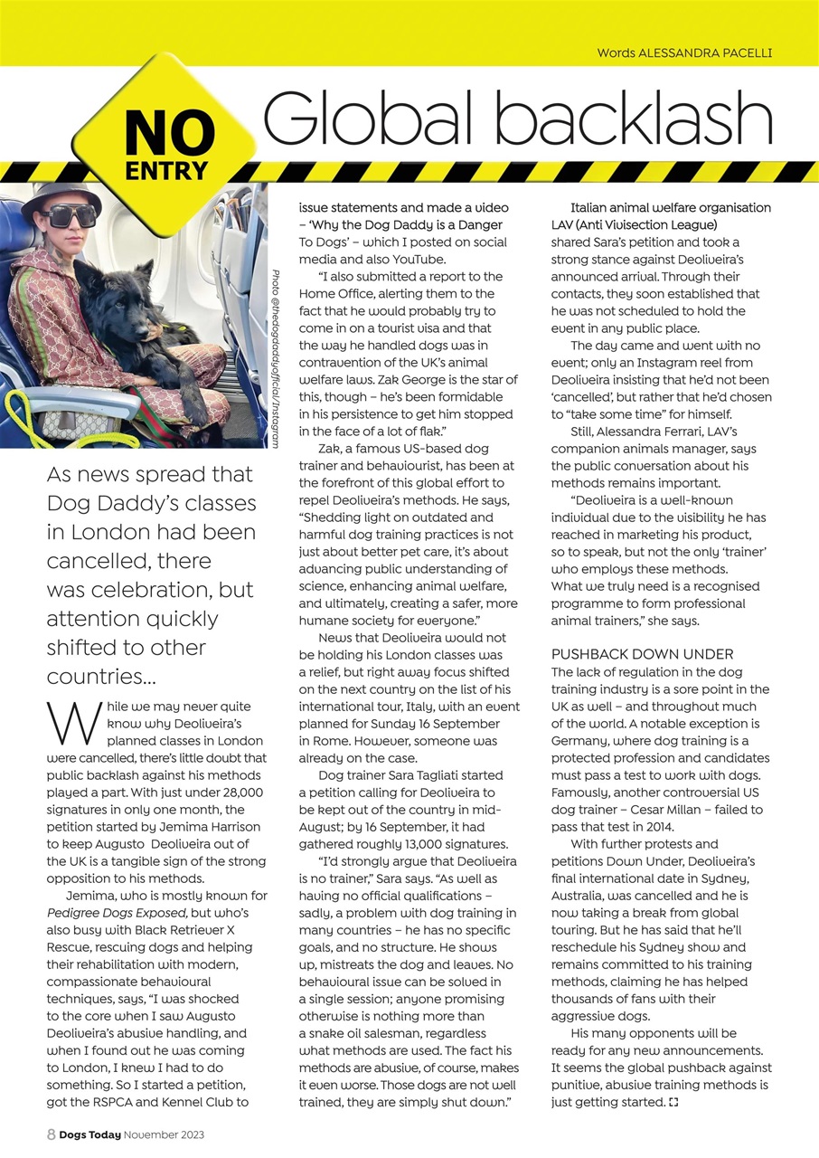 Dogs Today Magazine Preview Pages