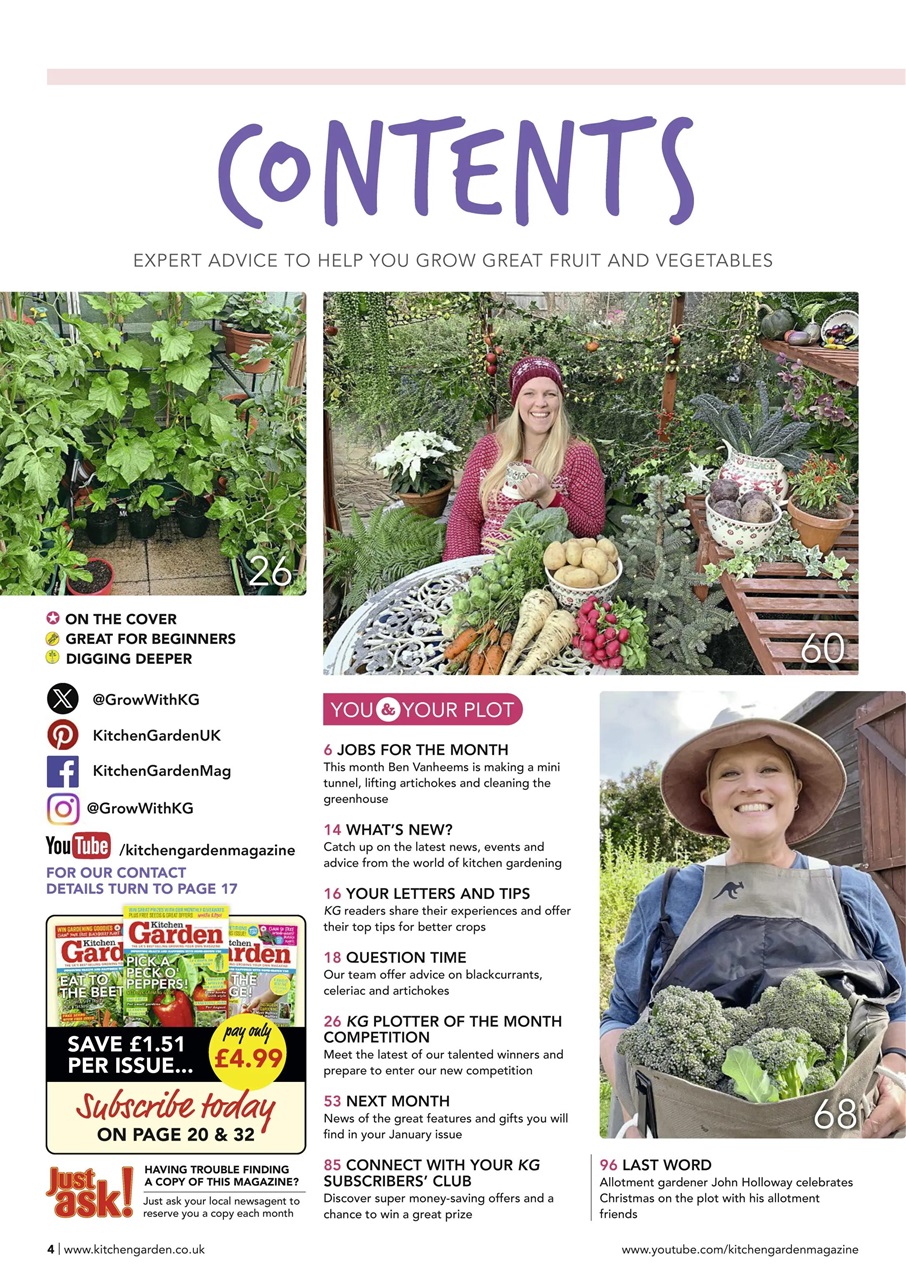 Kitchen Garden Magazine Preview Pages
