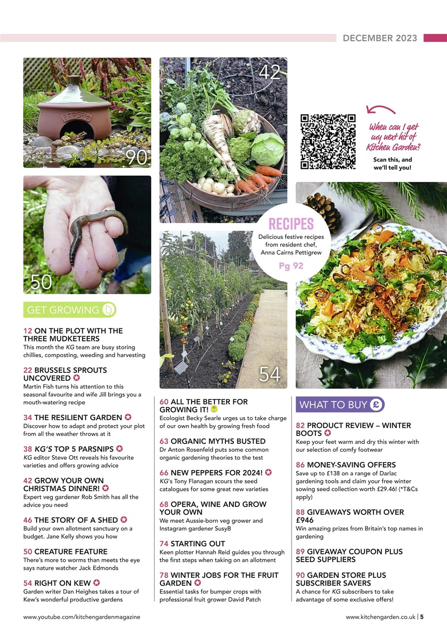 Kitchen Garden Magazine Preview Pages