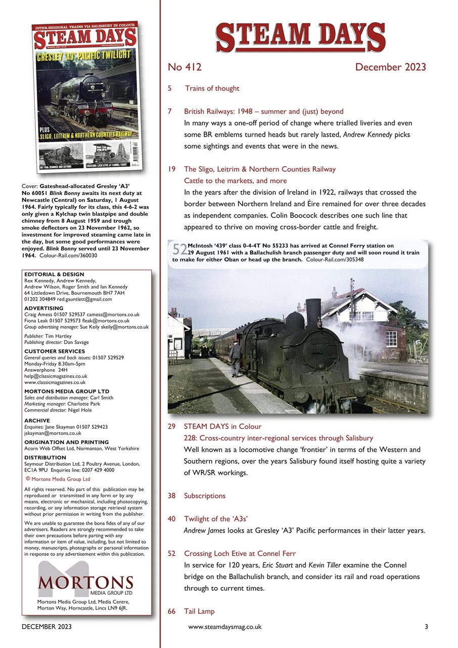 Steam Days Preview Pages