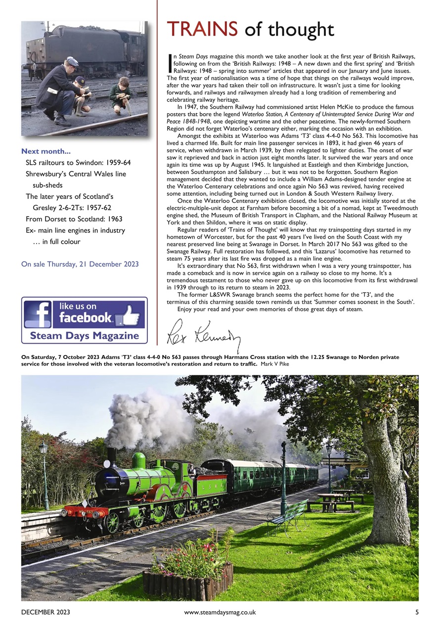 Steam Days Preview Pages