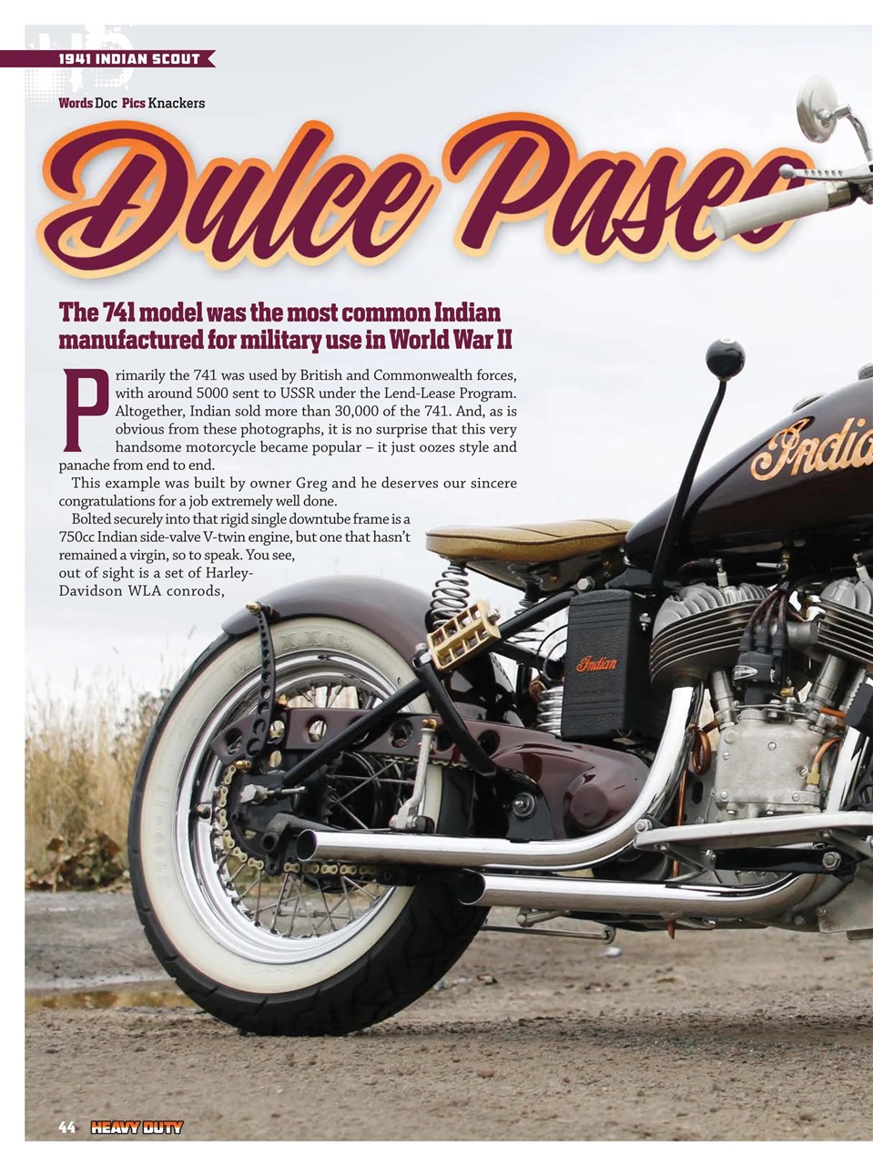 Heavy Duty Preview Pages