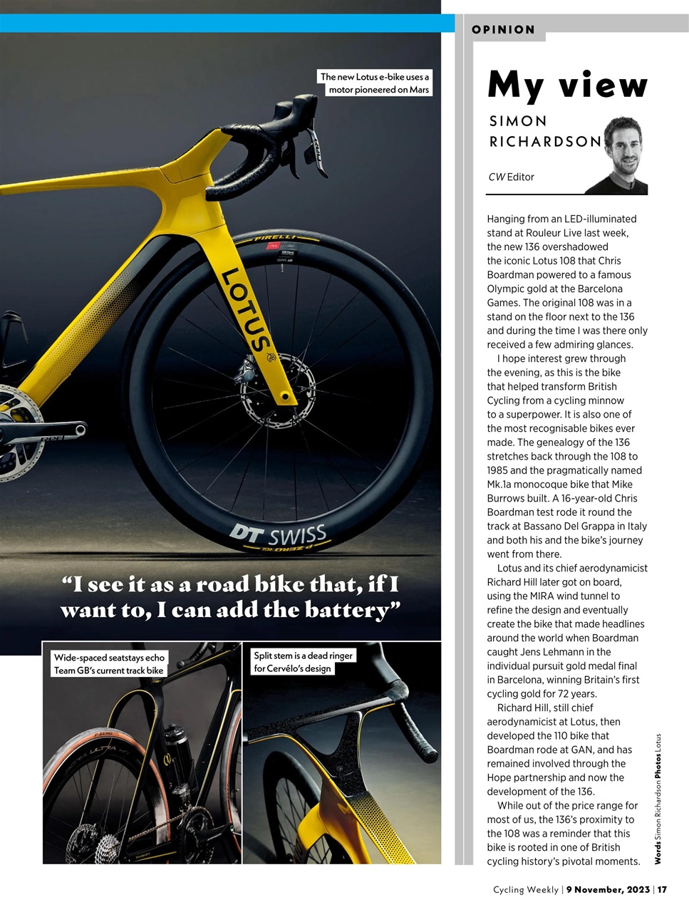 Cycling Weekly Preview Pages