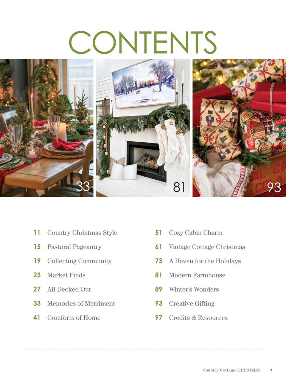 The Cottage Journal Preview Pages