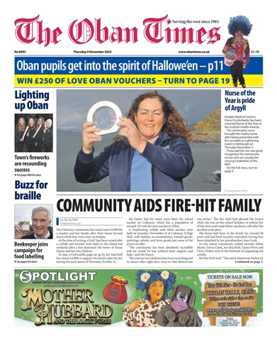 The Oban Times & Lochaber Times issue 9th November, 2023