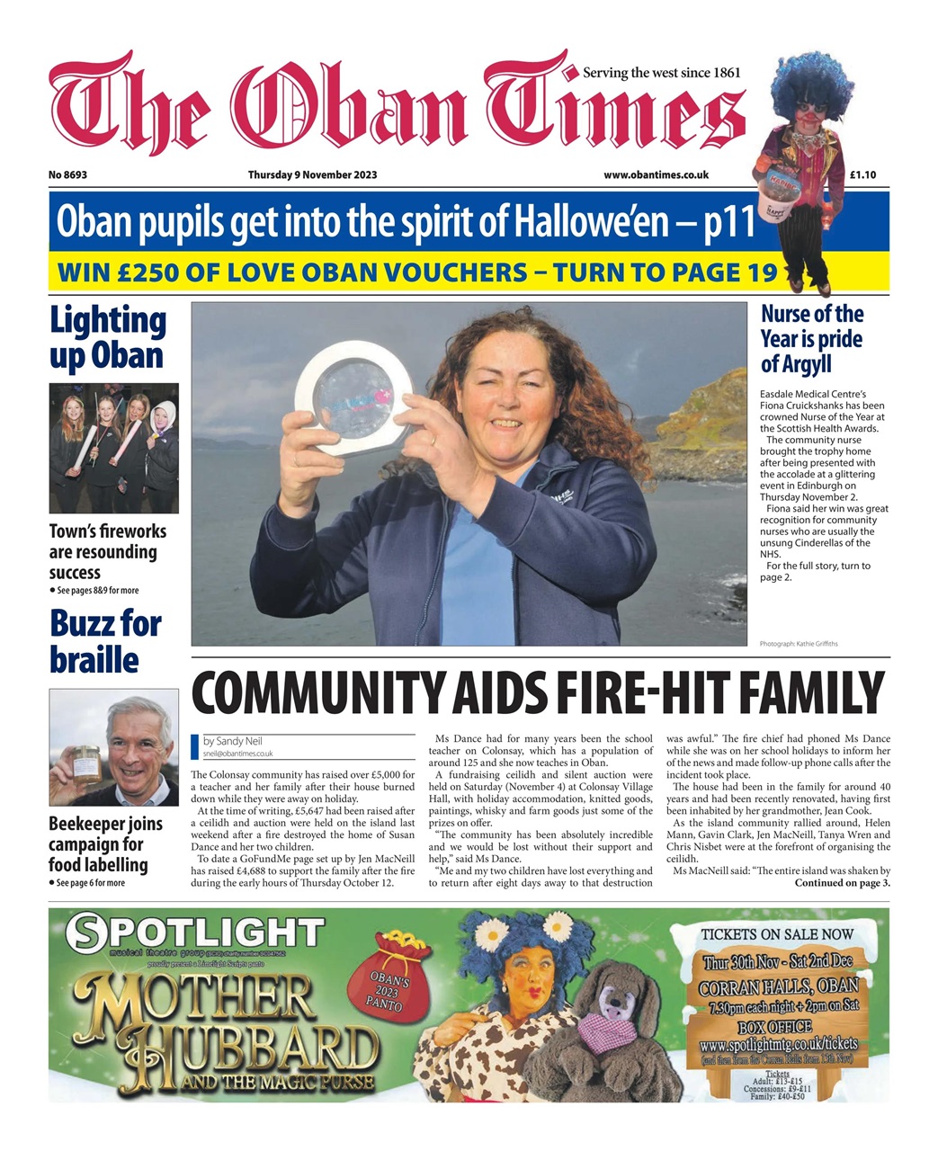 The Oban Times & Lochaber Times Preview Pages