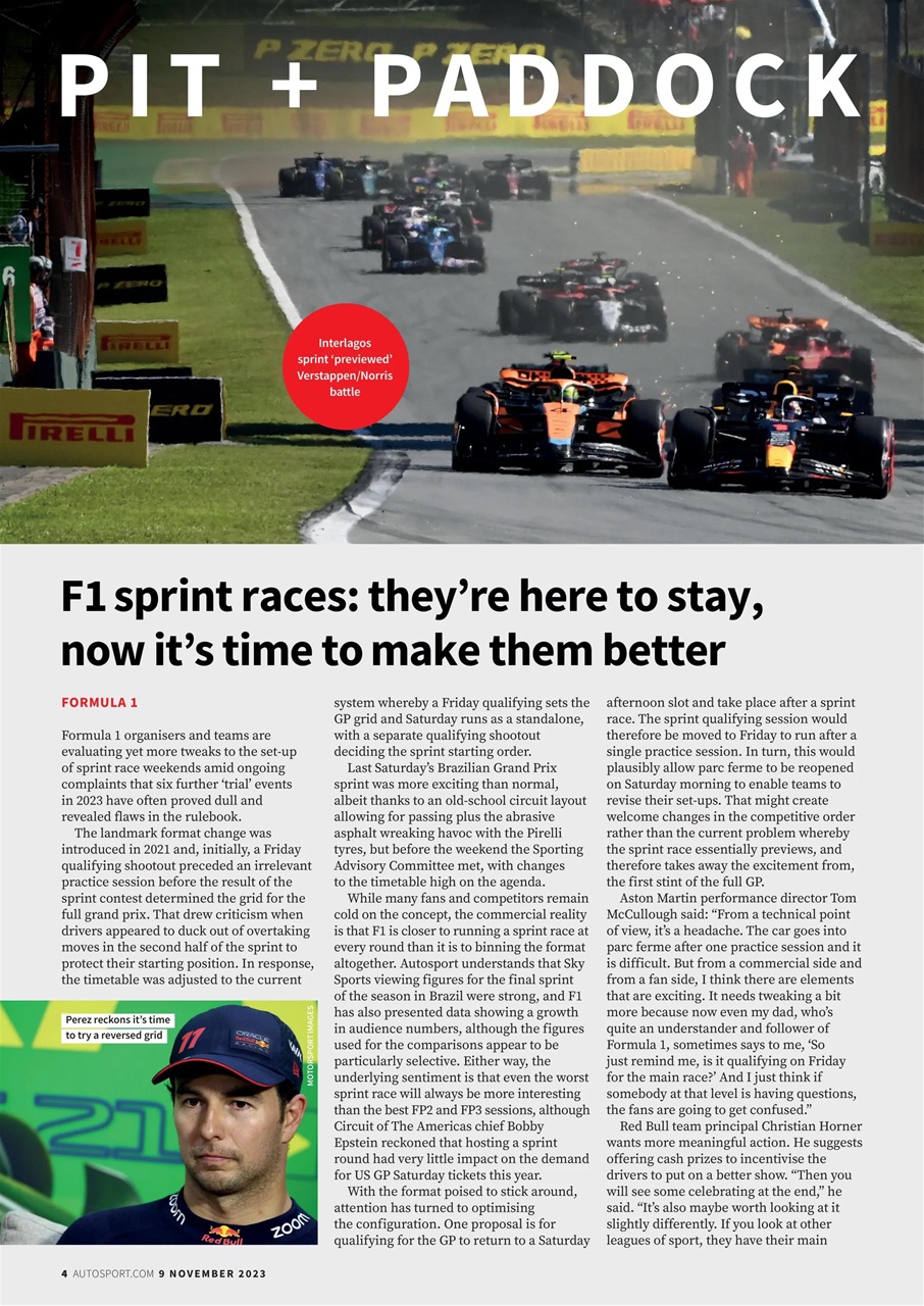 Autosport Preview Pages