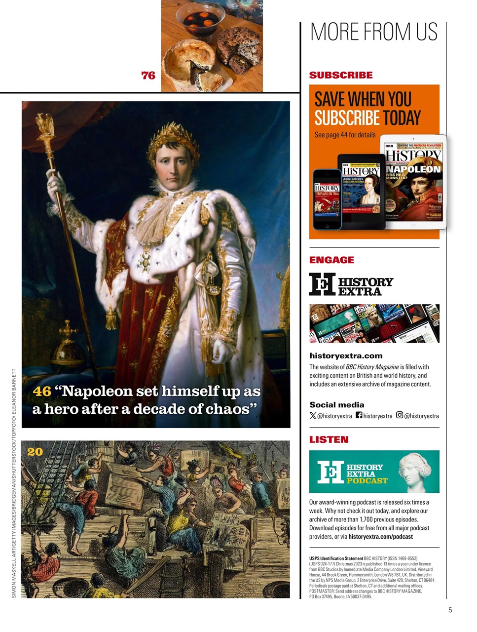 History Extra Magazine Preview Pages