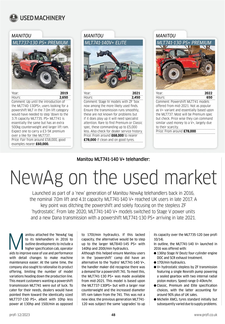 Profi International Preview Pages