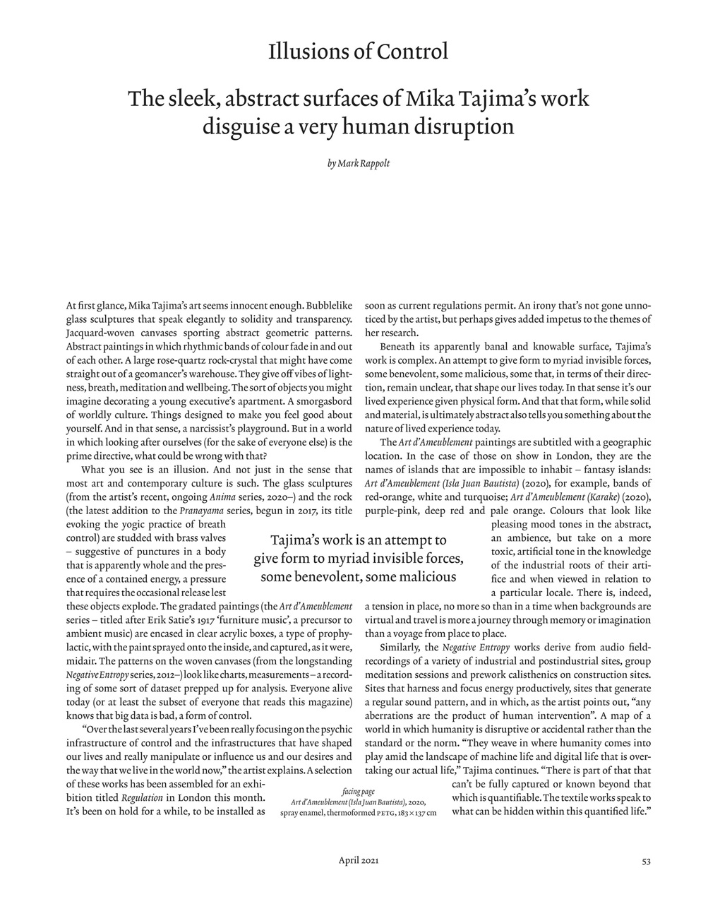 ArtReview Preview Pages