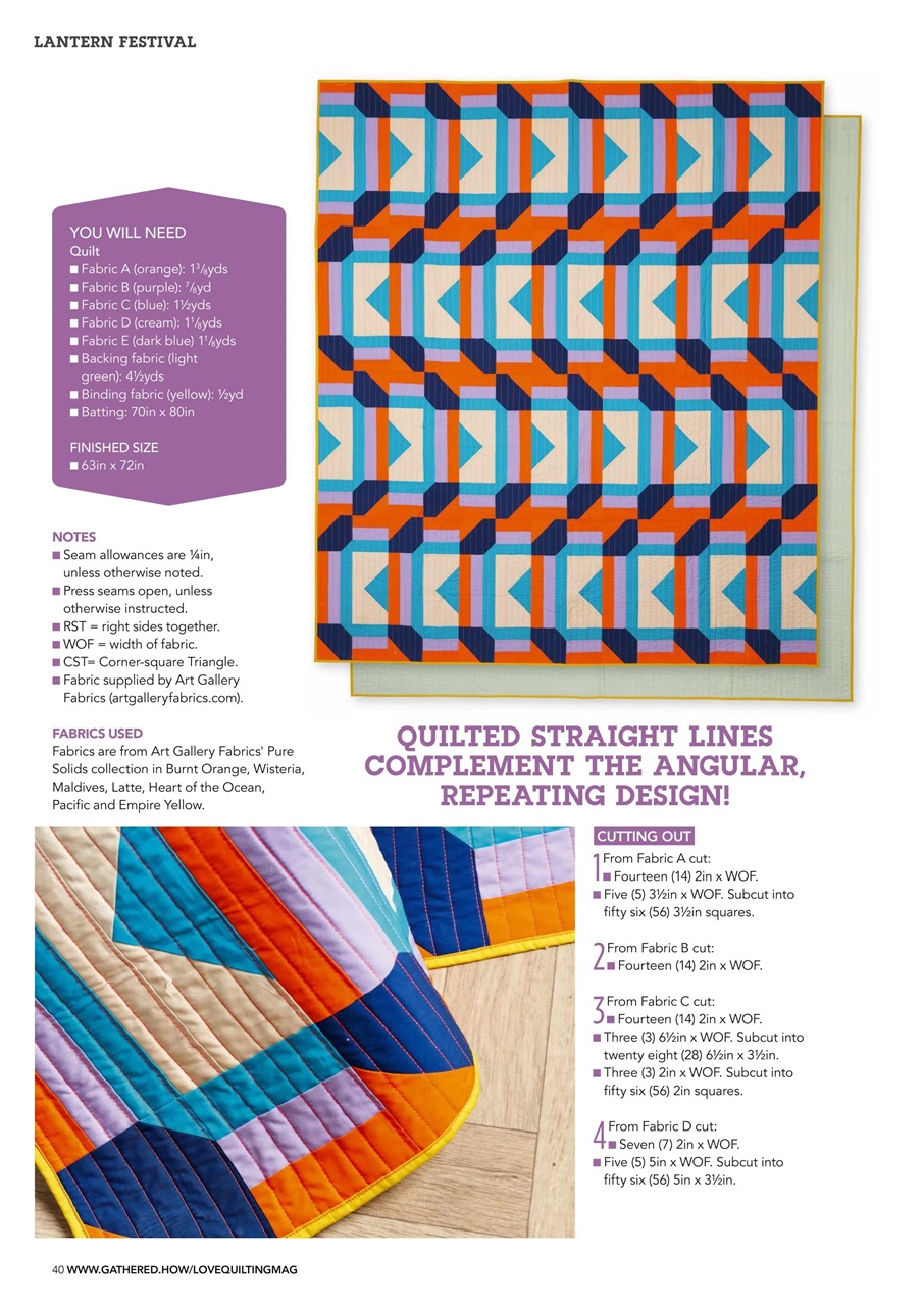 Love Patchwork & Quilting Preview Pages