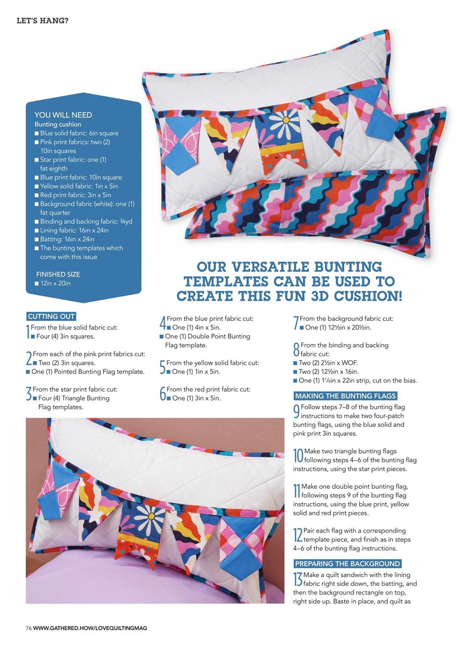 Love Patchwork & Quilting Preview Pages