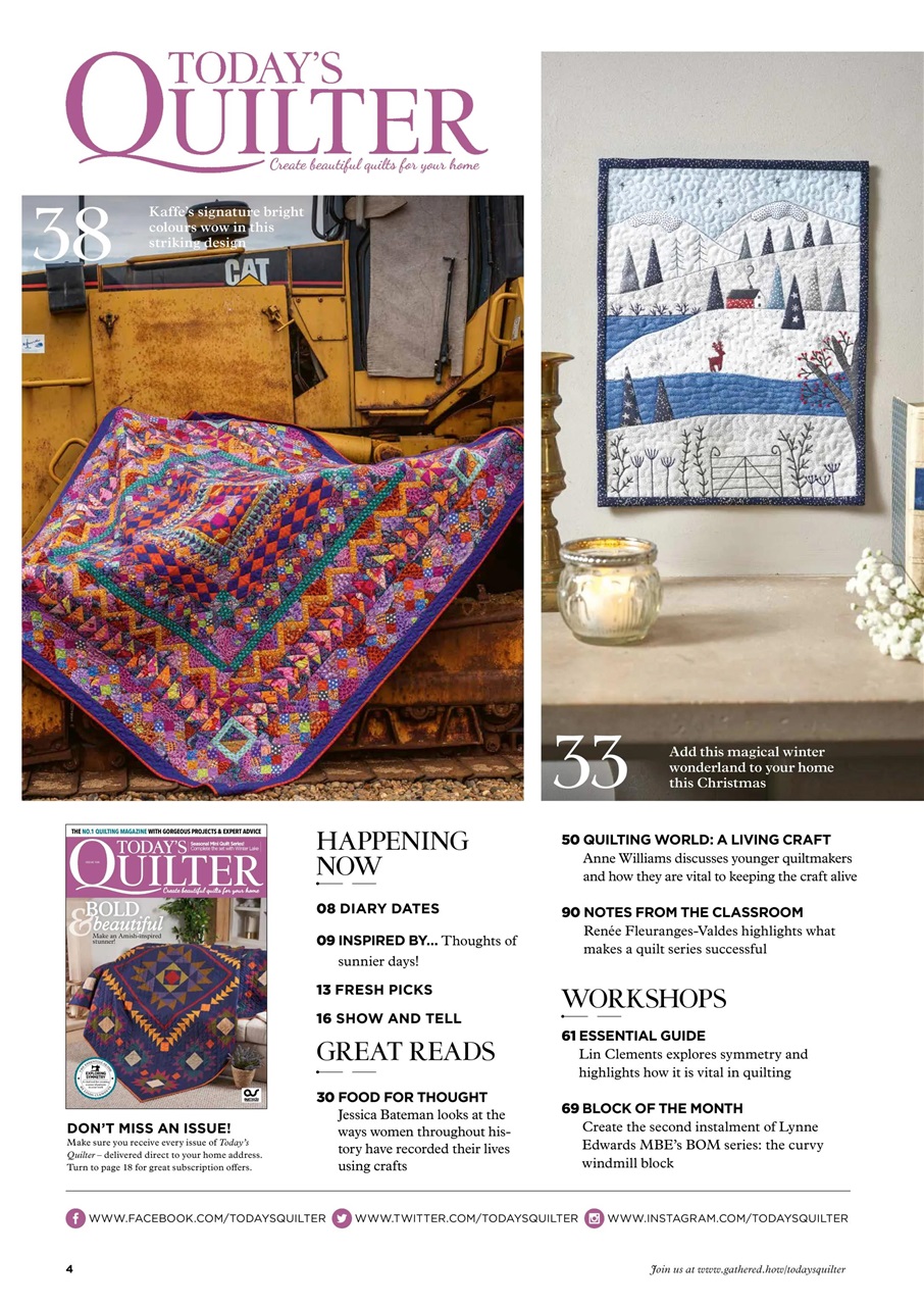 Today’s Quilter Preview Pages