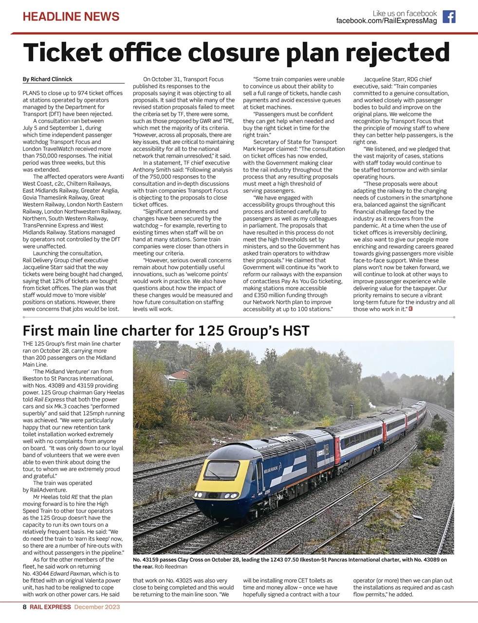 Rail Express Preview Pages