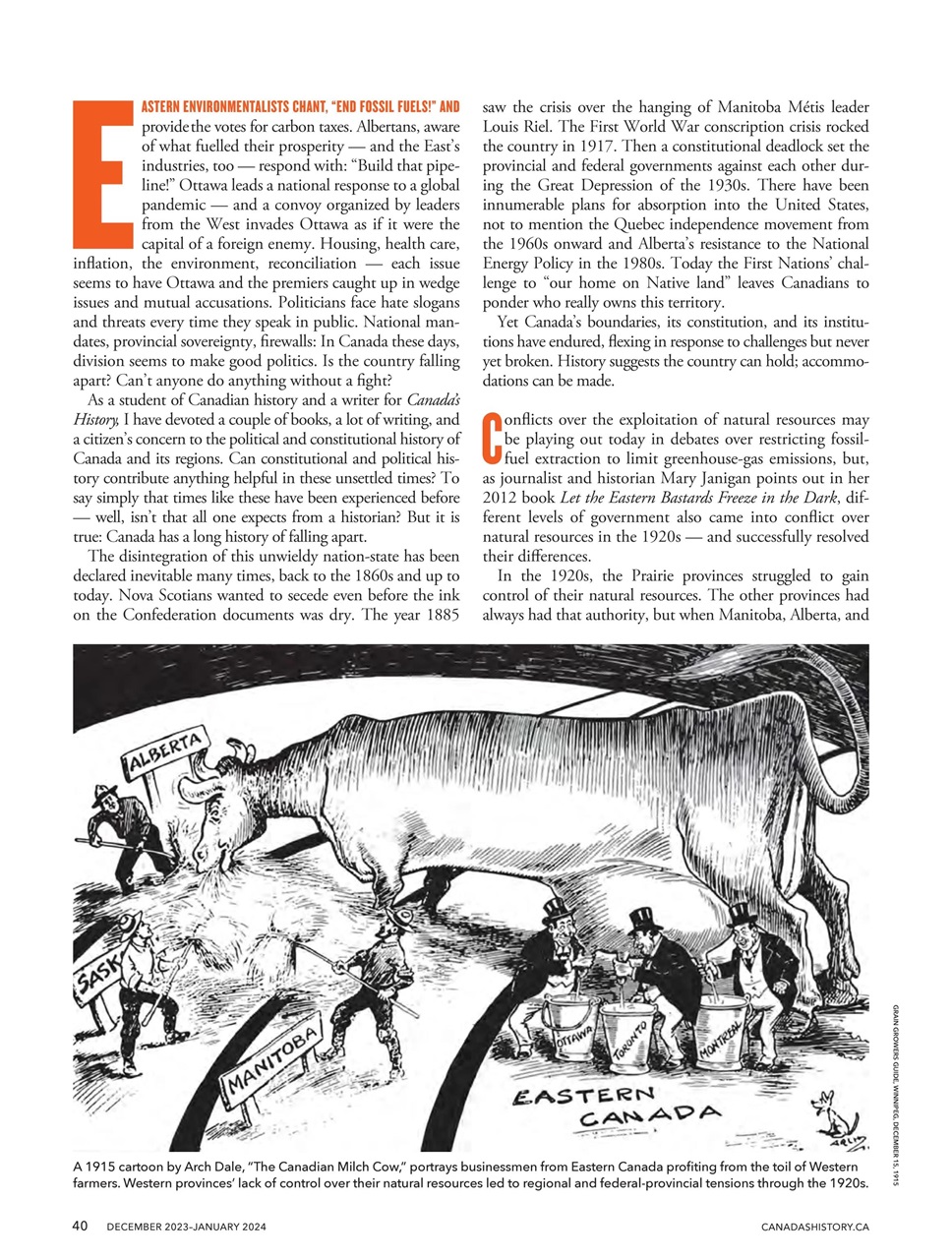 Canada's History Preview Pages