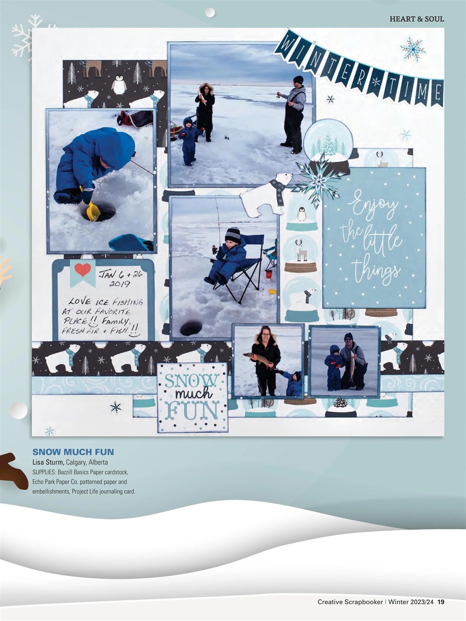 Creative Scrapbooker Preview Pages