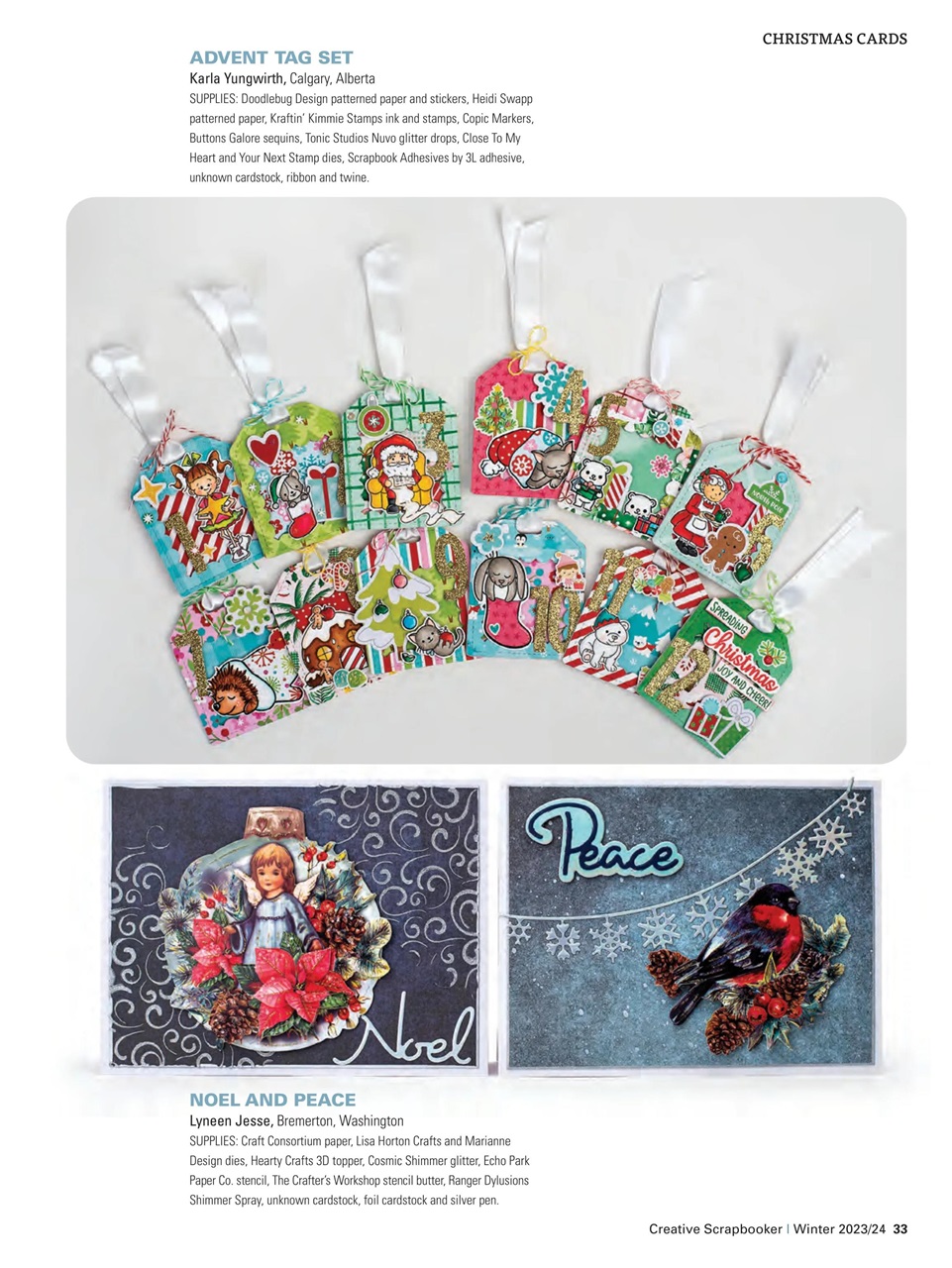 Creative Scrapbooker Preview Pages