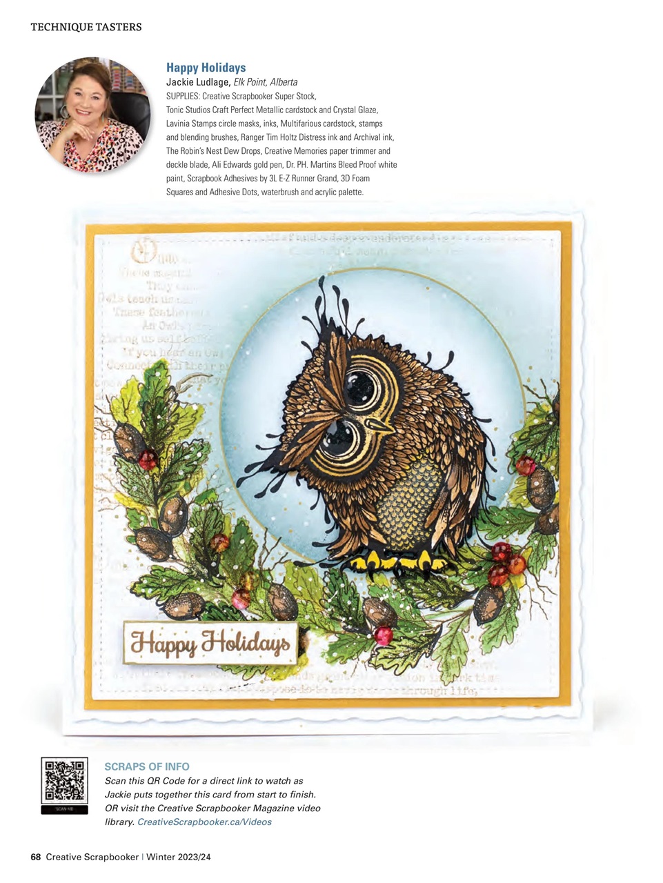 Creative Scrapbooker Preview Pages