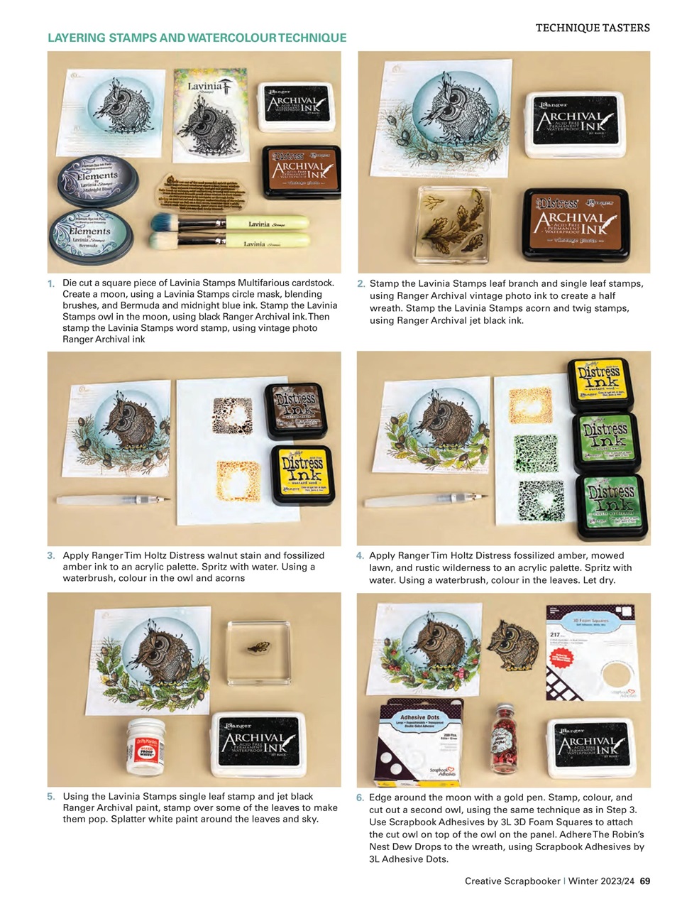 Creative Scrapbooker Preview Pages