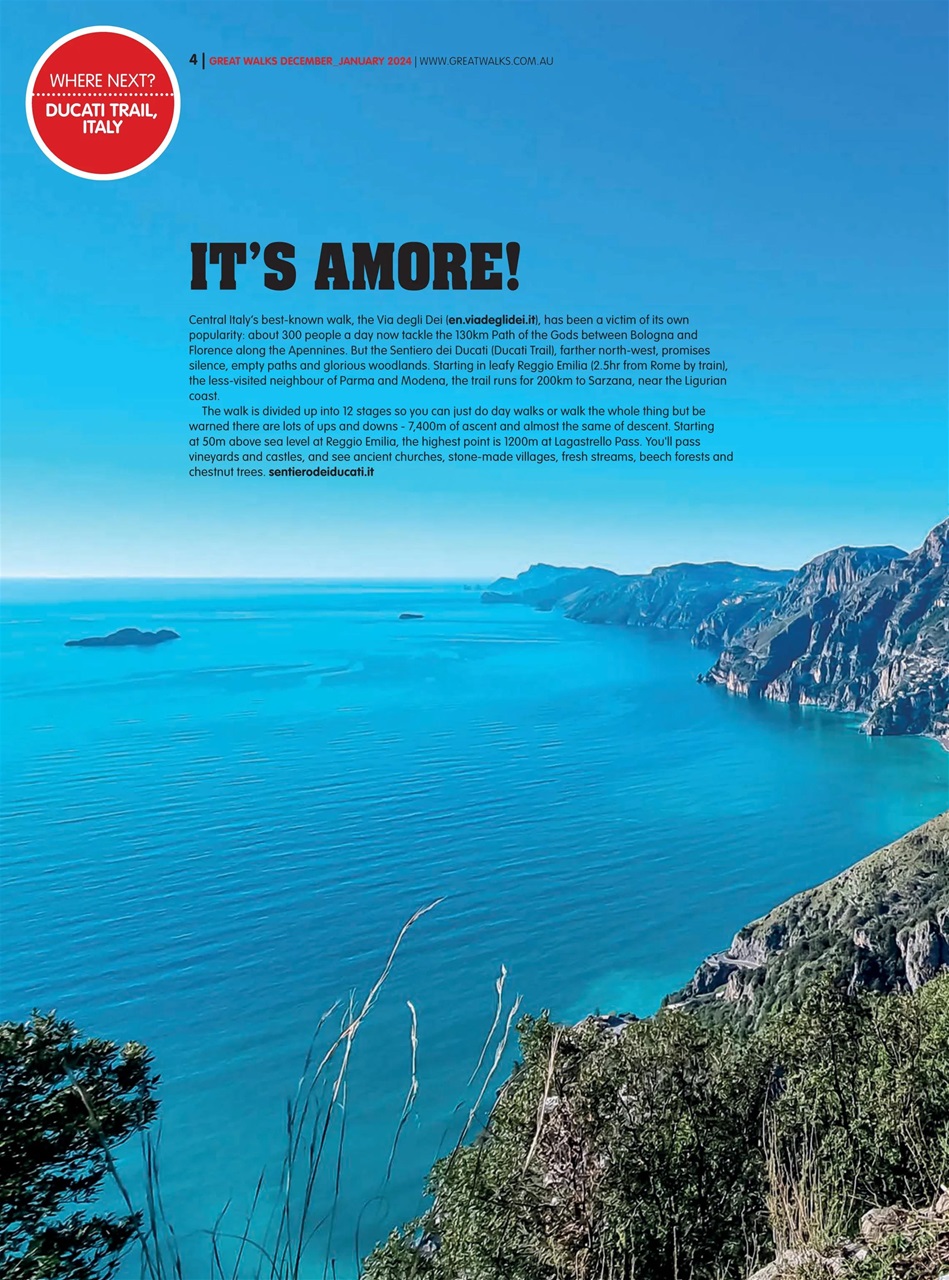 Great Walks Preview Pages