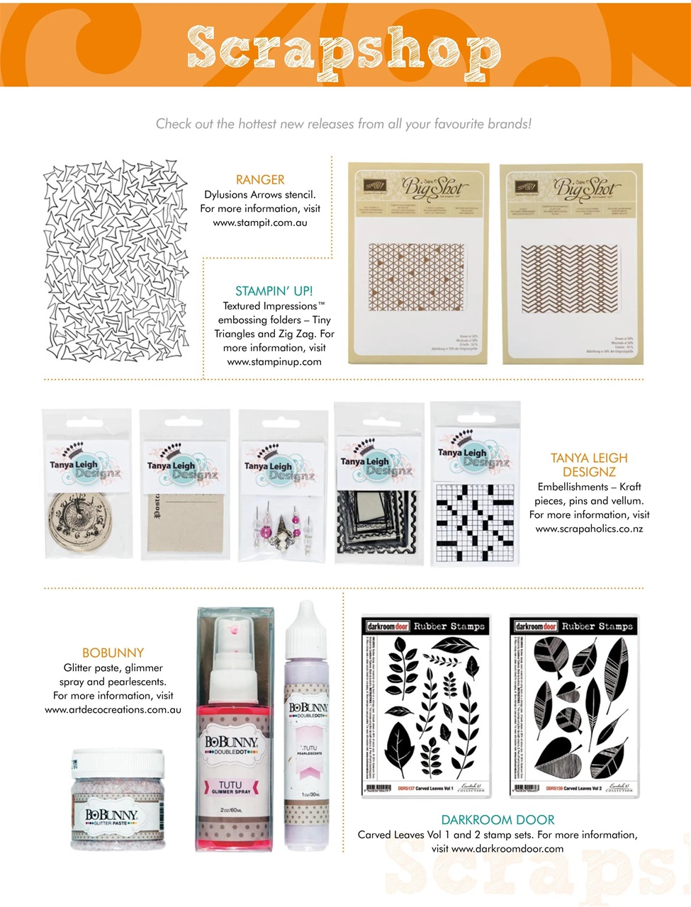 Scrapbooking Memories Preview Pages