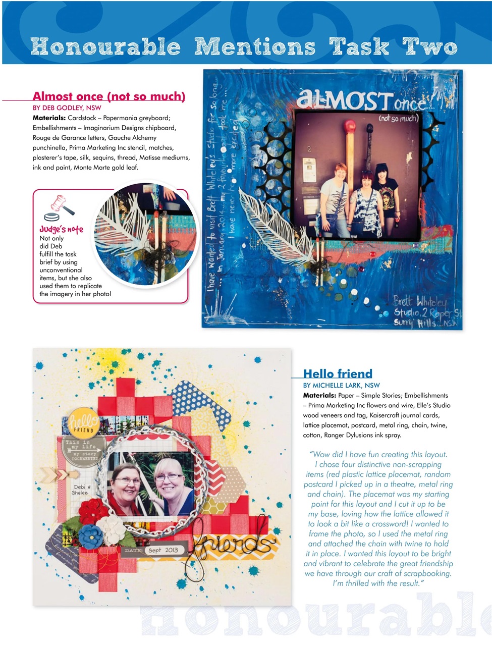 Scrapbooking Memories Preview Pages