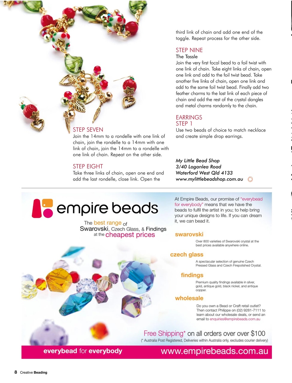 Creative Beading Preview Pages