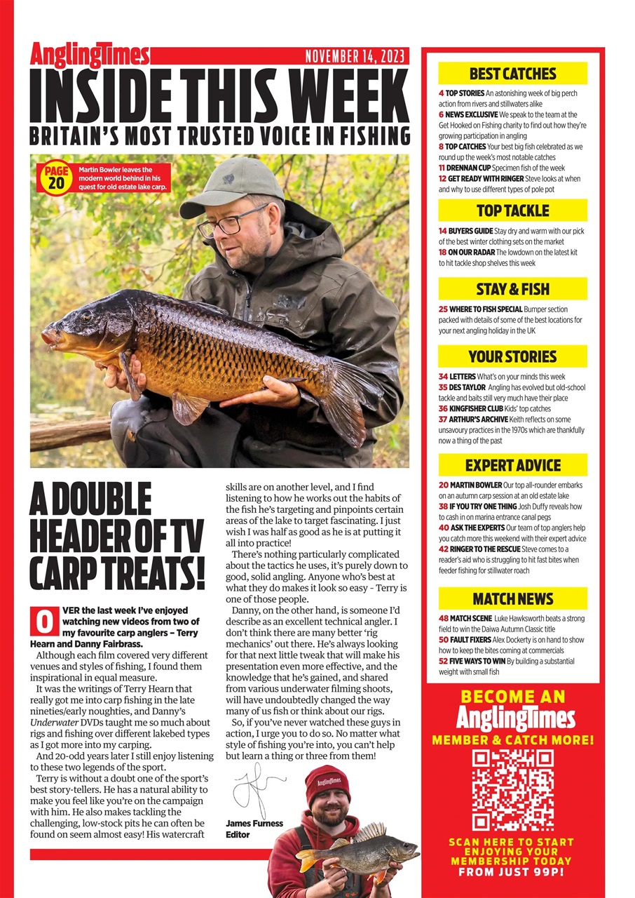 Angling Times Preview Pages