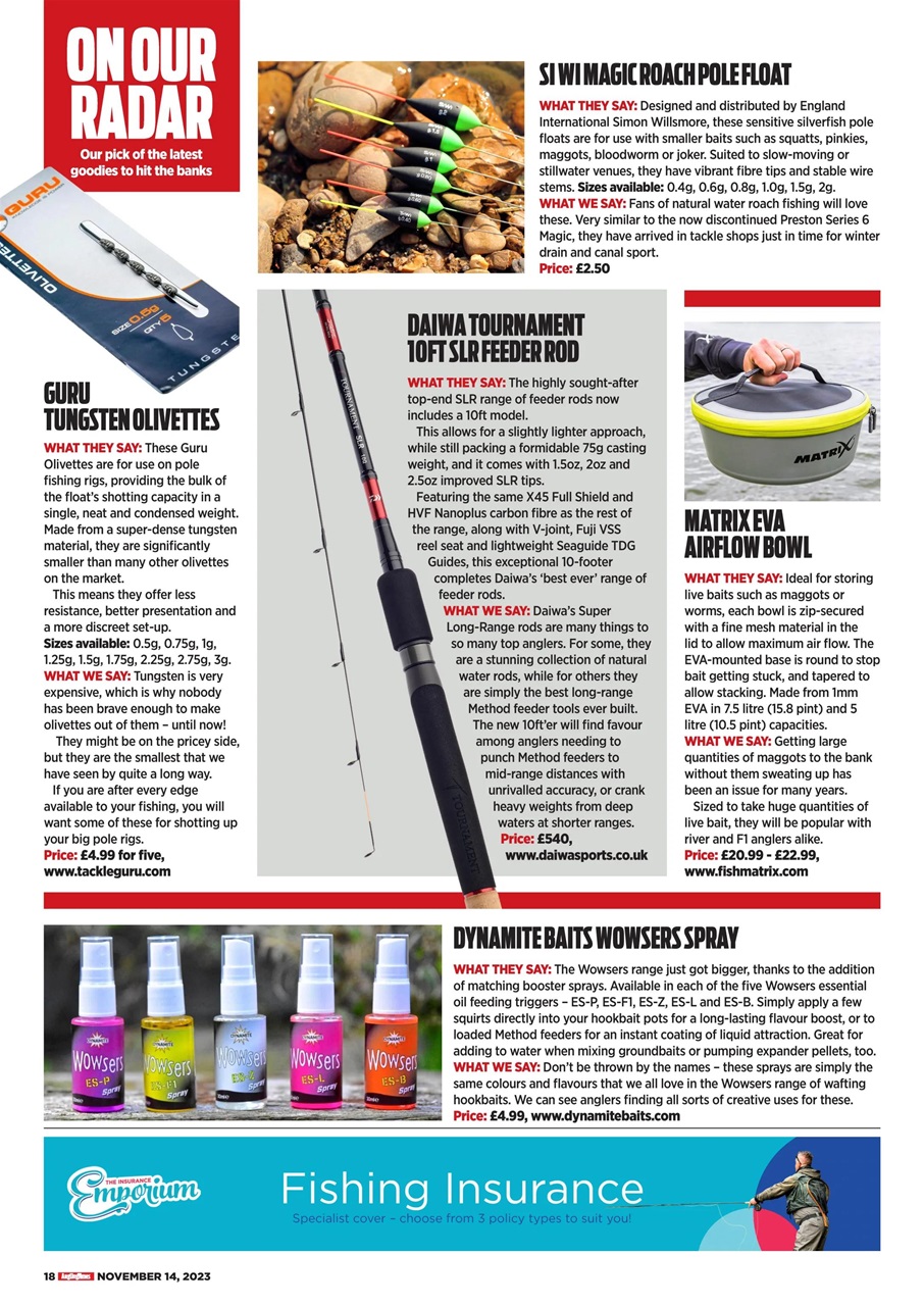 Angling Times Preview Pages