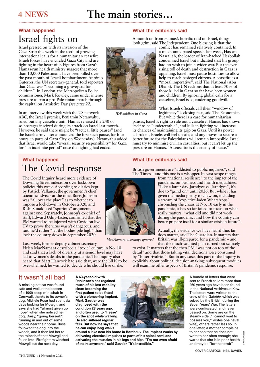 The Week Preview Pages