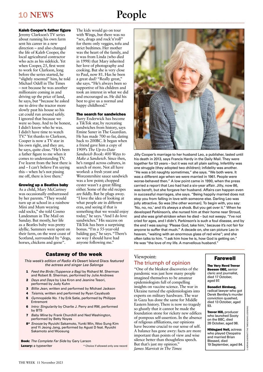 The Week Preview Pages