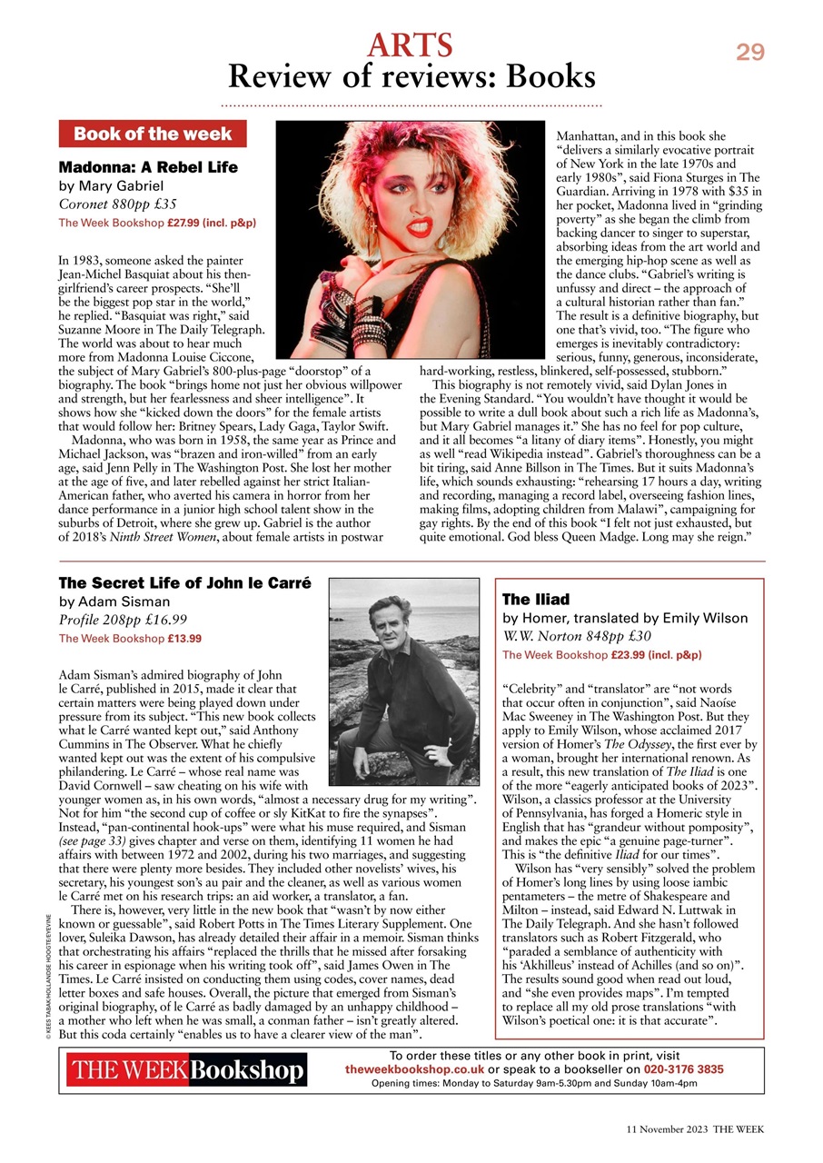 The Week Preview Pages