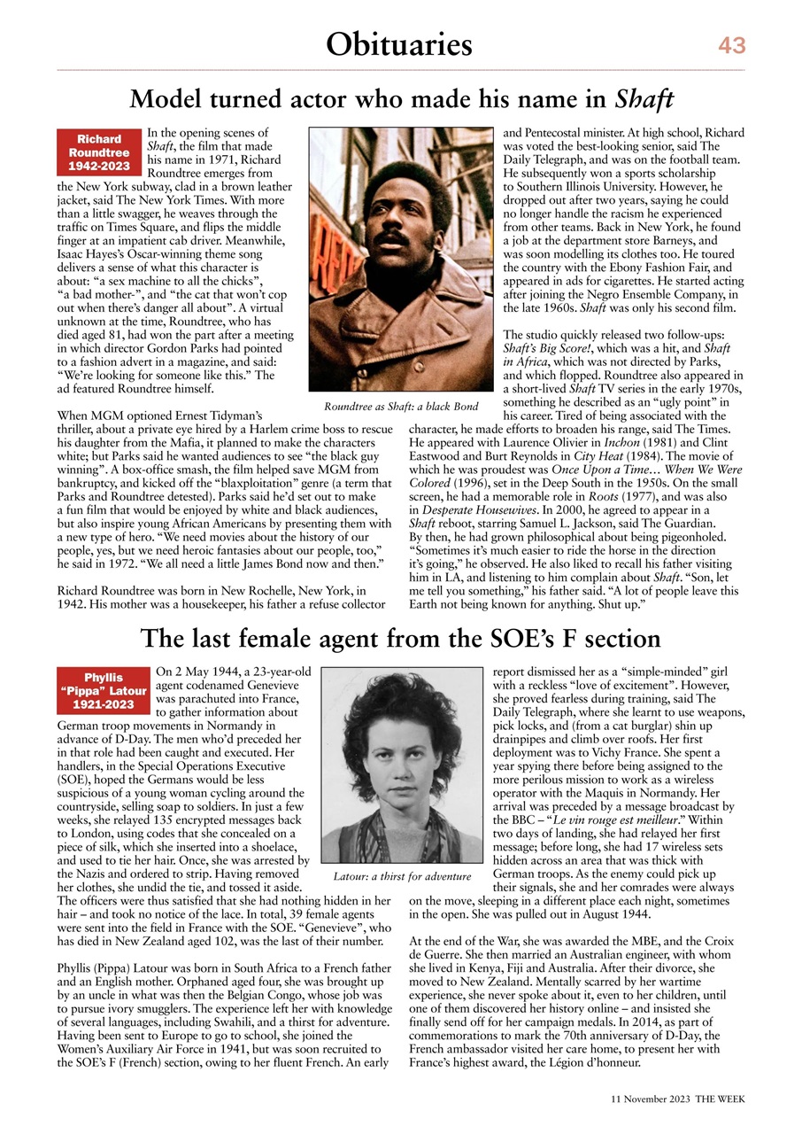 The Week Preview Pages