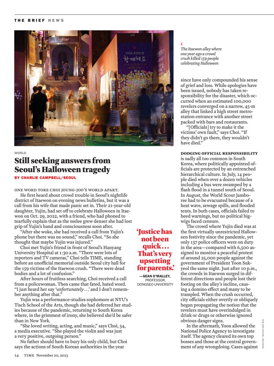 TIME Magazine Europe Preview Pages