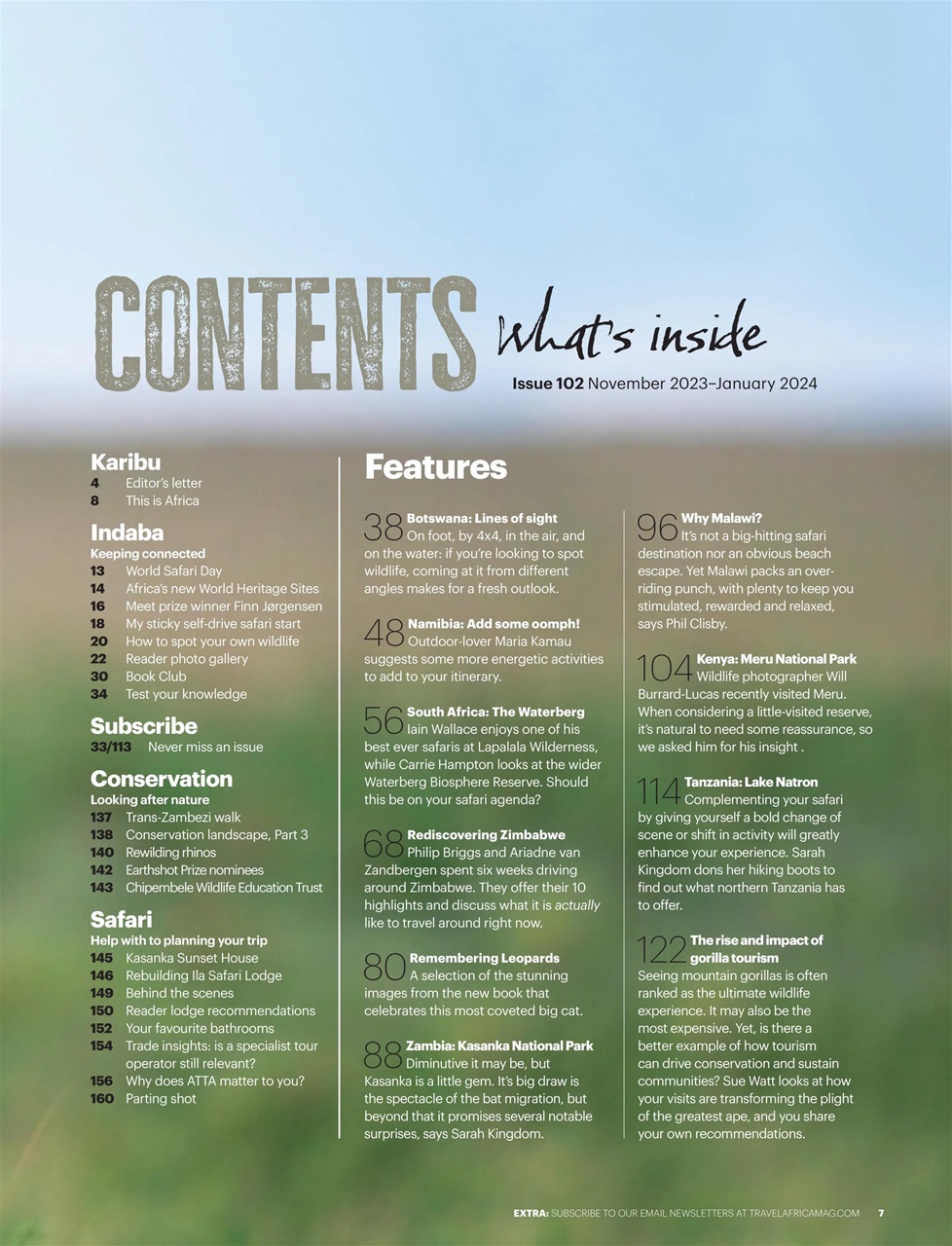 Travel Africa Preview Pages