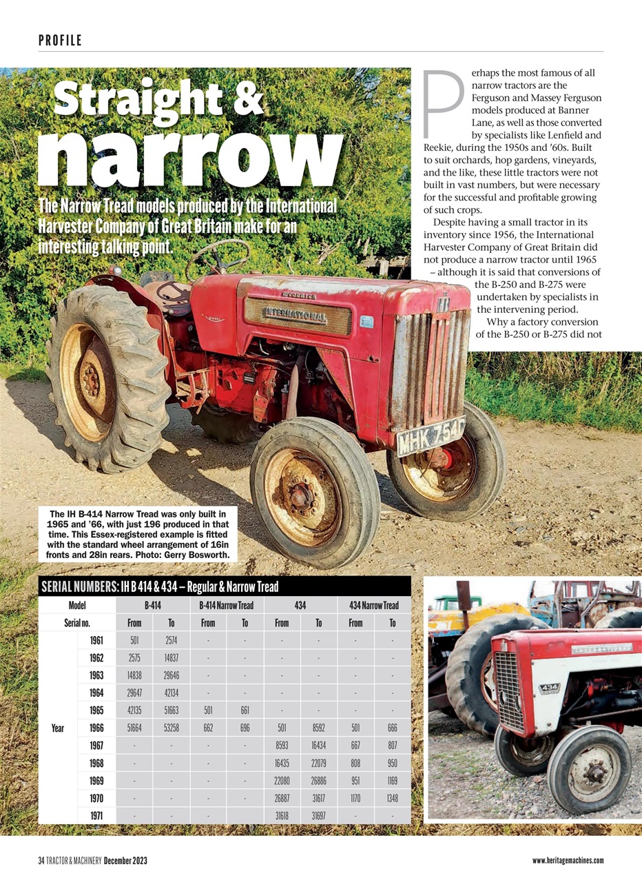 Tractor & Machinery Preview Pages