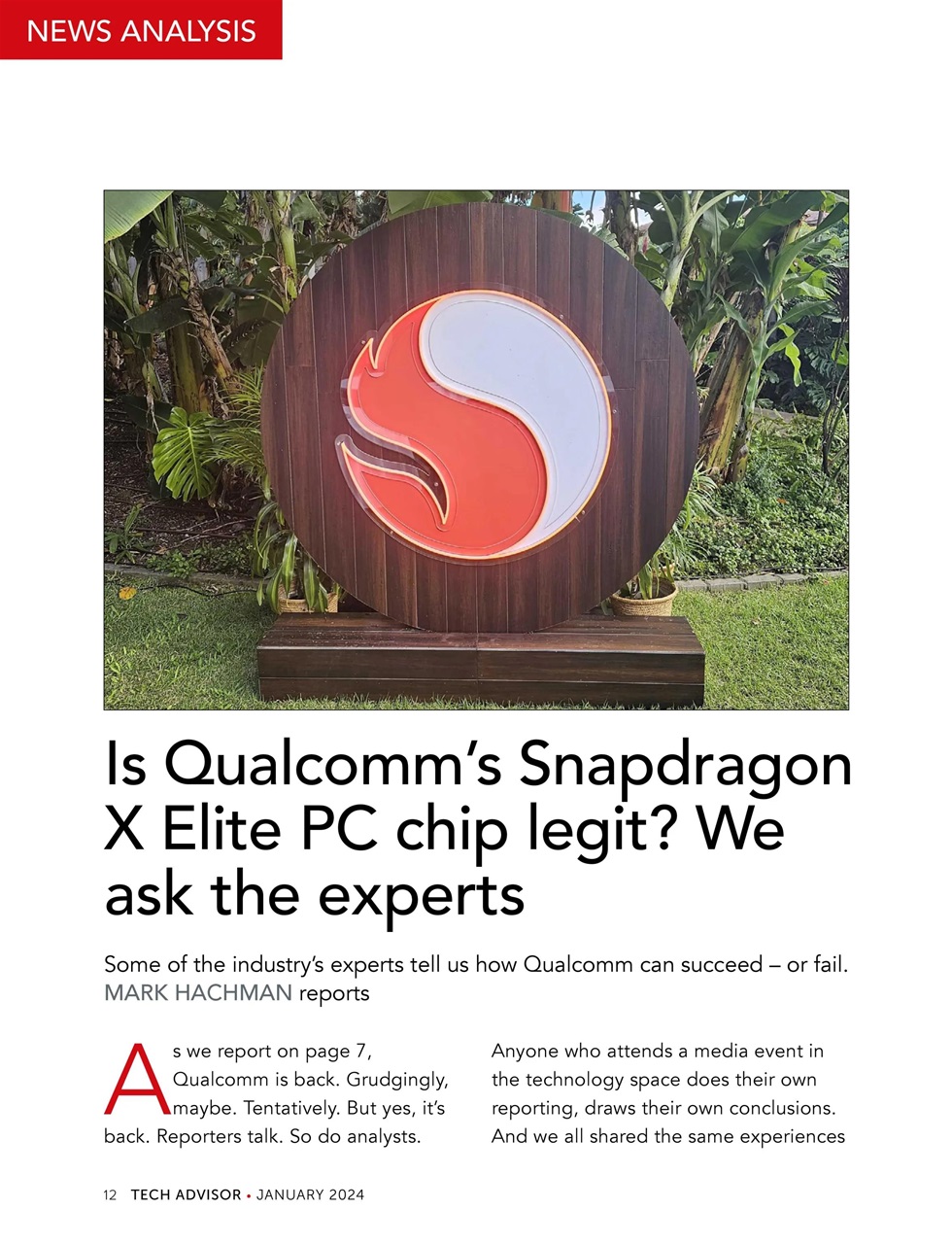 Tech Advisor Preview Pages