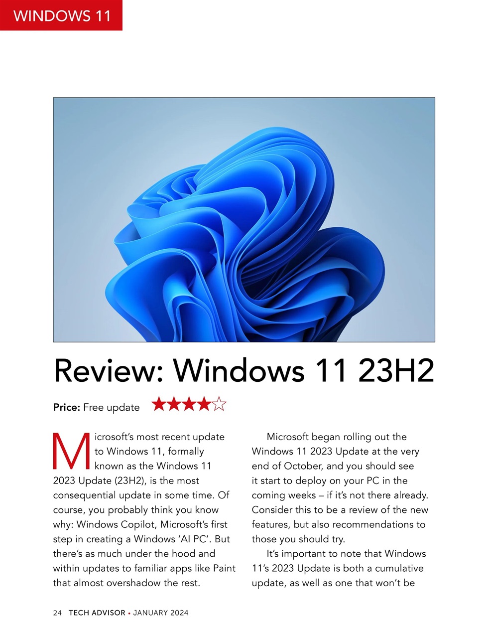 Tech Advisor Preview Pages