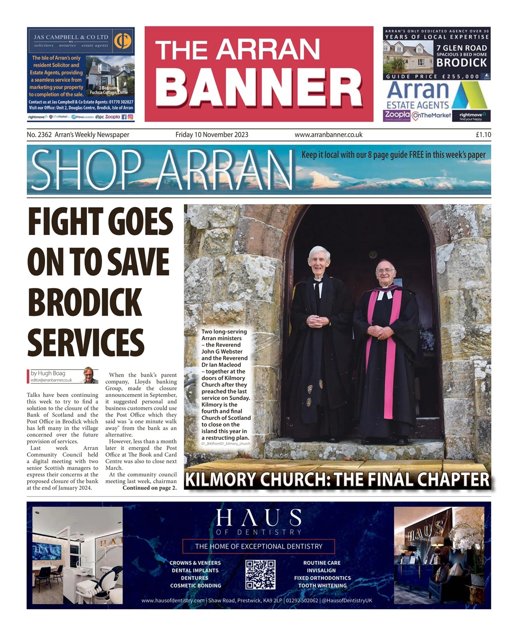 Arran Banner Preview Pages