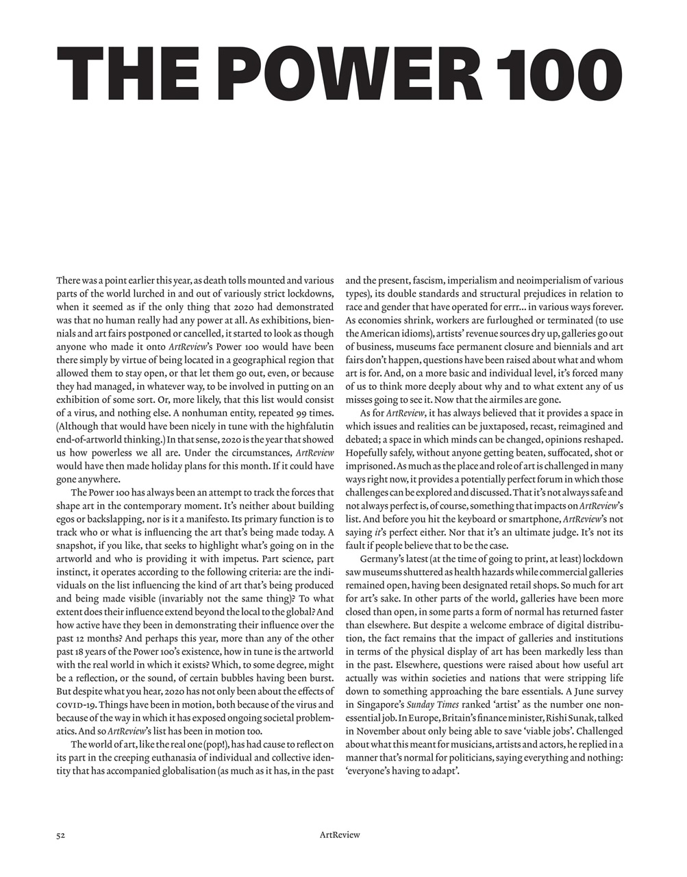 ArtReview Preview Pages