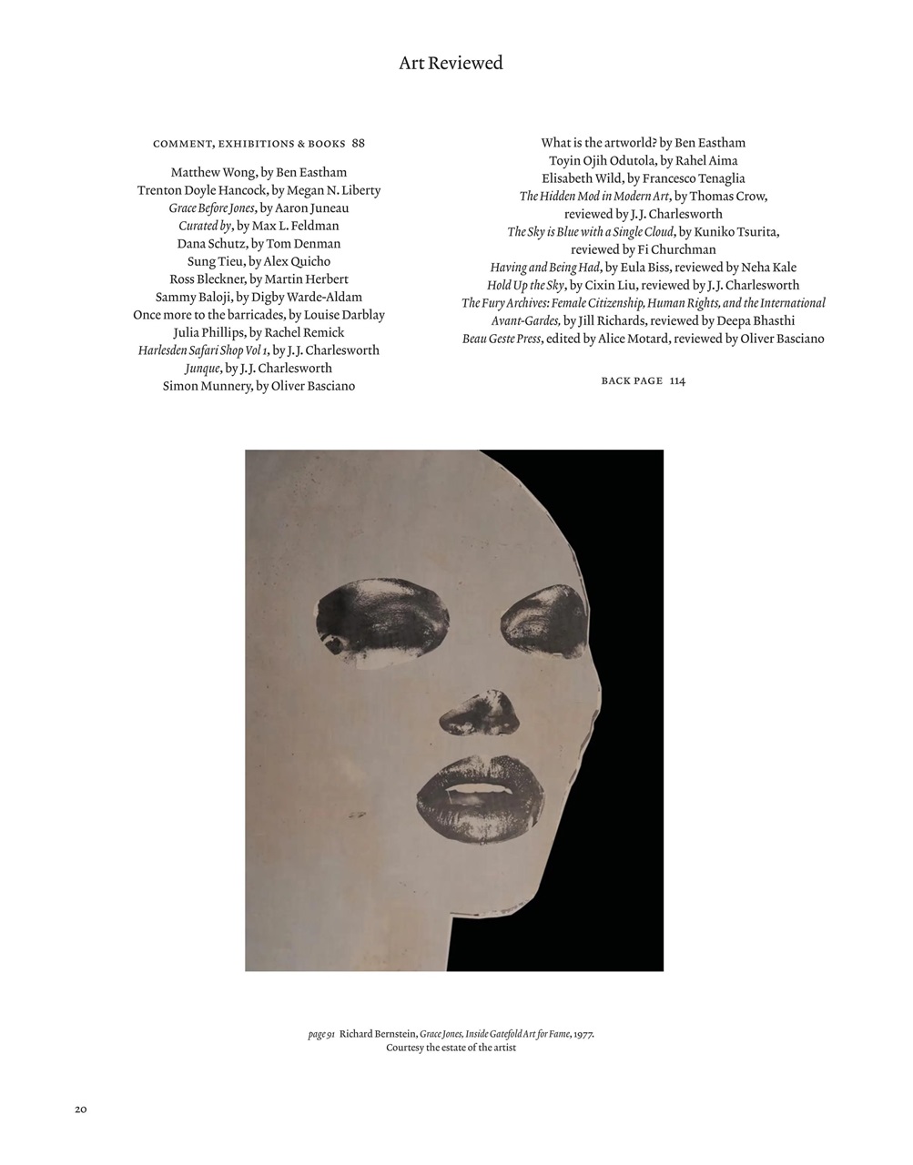 ArtReview Preview Pages