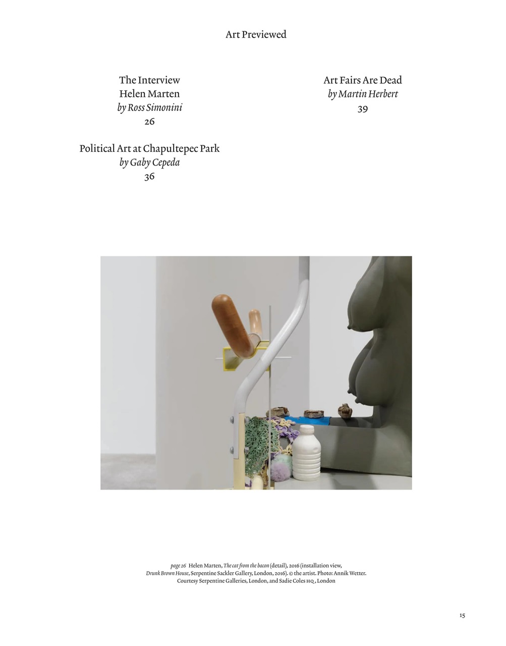 ArtReview Preview Pages