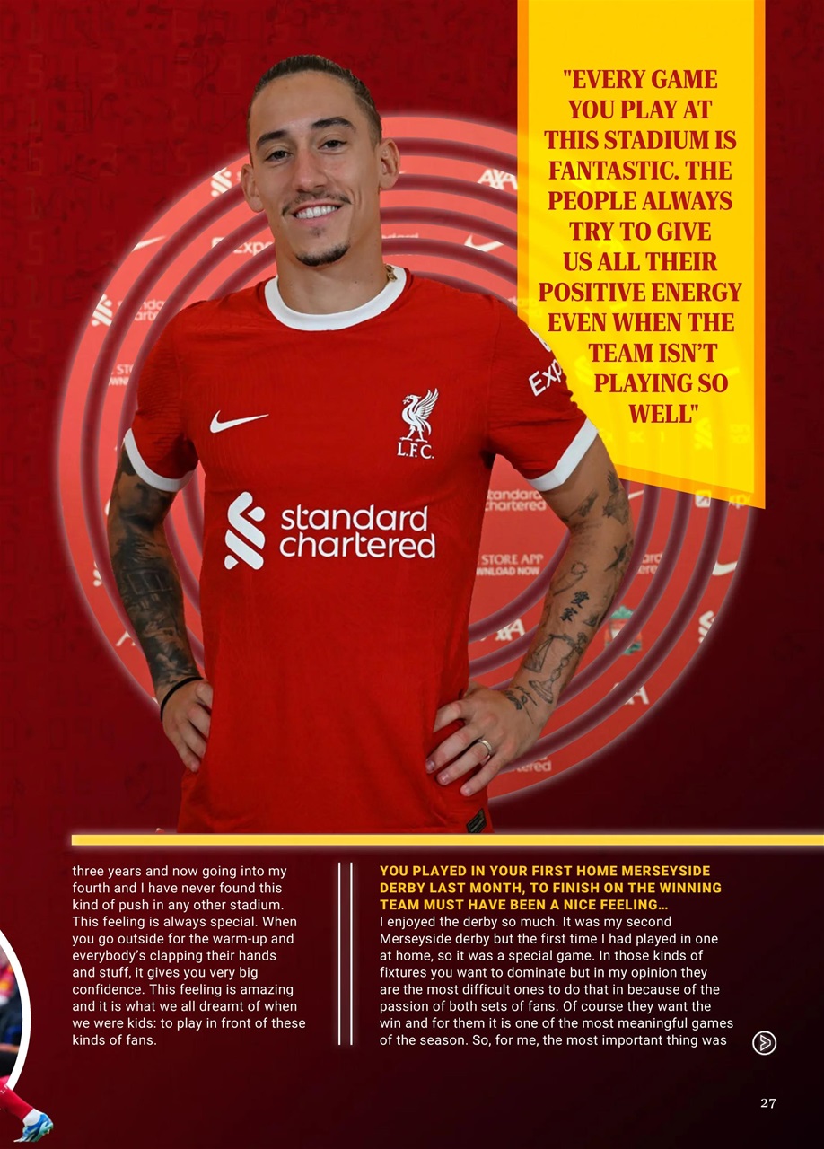 Liverpool FC Programmes Preview Pages